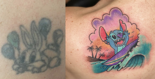 Explore bum tattoo ideas for females, creative tattoo ideas in Modesto, available at Inkwell Tattoo