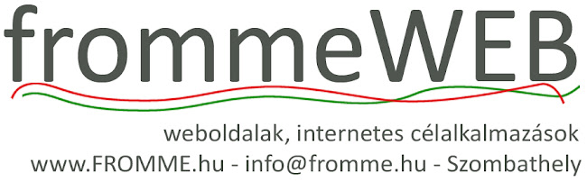 frommeWEB - Szombathely - weboldal készítés, internetes célalkalmazások fejlesztése - Szombathely