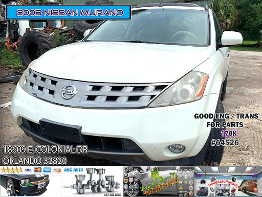Used Auto Parts Store «ABC Used Auto Parts», reviews and photos, 18609 E Colonial Dr, Orlando, FL 32820, USA