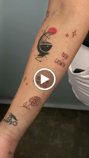 Explore feminine arm tattoo ideas, creative tattoo ideas in Kissimmee, available at Fallen Sparrow Tattoo Co