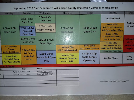 Recreation Center «Williamson County Recreation Complex at Nolensville», reviews and photos, 7250 Nolensville Rd, Nolensville, TN 37135, USA