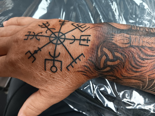 Explore semicolon tattoo ideas for guys, creative tattoo ideas in Raleigh, available at Warlocks Tattoo Inc (No Piercings)