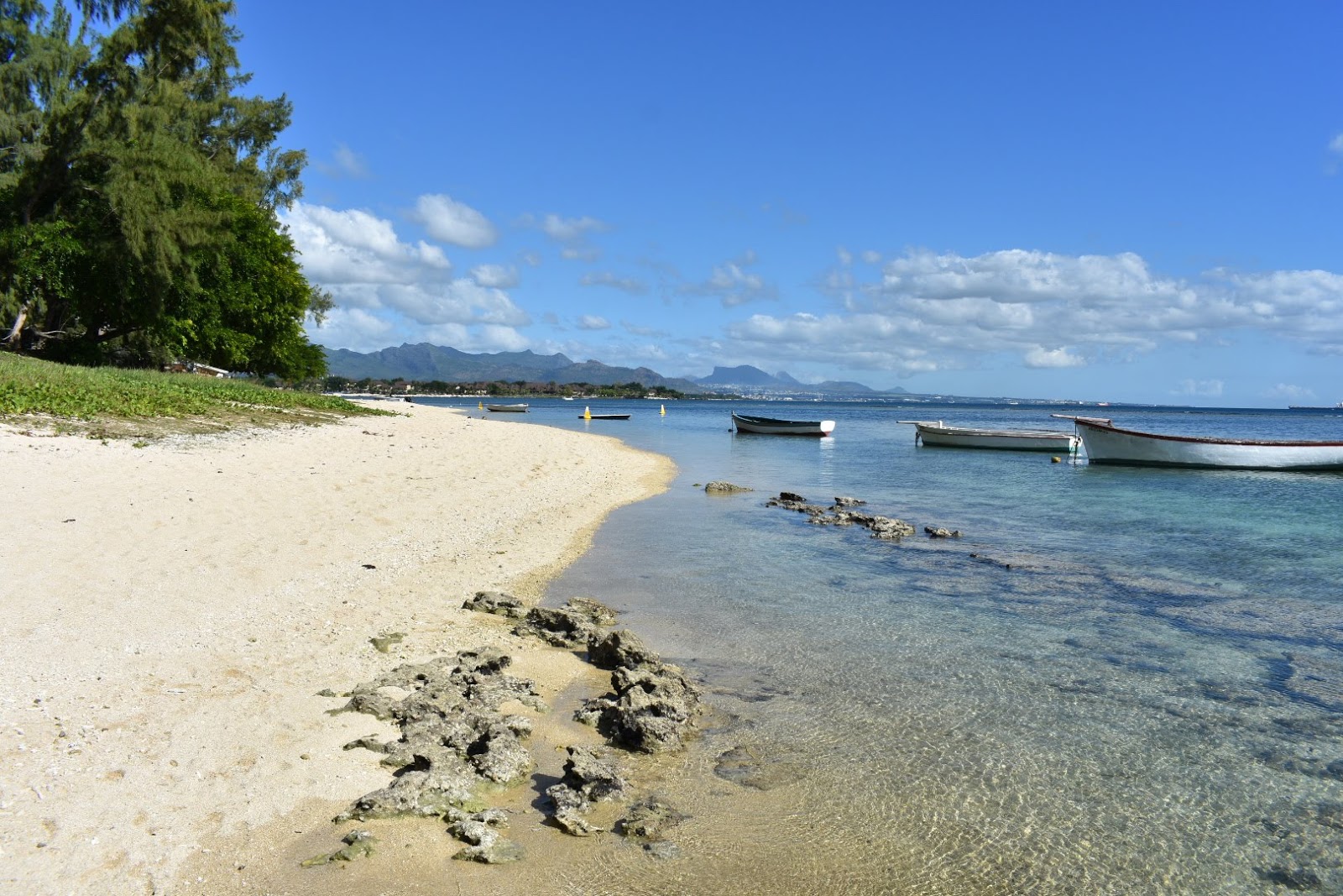 Foto av Balaclava Beach med turkos rent vatten yta