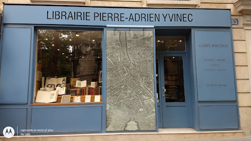 Librairie de livres rares Librairie Pierre Adrien Yvinec Paris