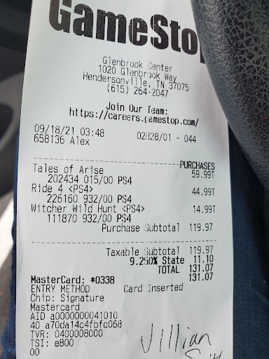 Video Game Store «GameStop Premier», reviews and photos, 1020 Glenbrook Way, Hendersonville, TN 37075, USA