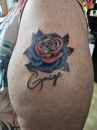 Explore neck sleeve tattoo ideas, creative tattoo ideas in Franklinville, available at Diversity Design