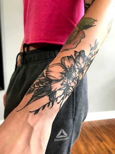 Explore gummy bear tattoo ideas, creative tattoo ideas in Burlington, available at Nine Dot Studio