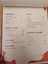 Mopa à Paris menu