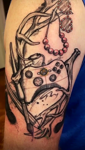 Explore chest tattoos for men ideas, creative tattoo ideas in Aledo, available at Elevated Tattoo & Piercing