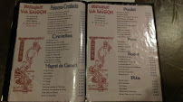 Menu / carte de Via Saigon à Béziers
