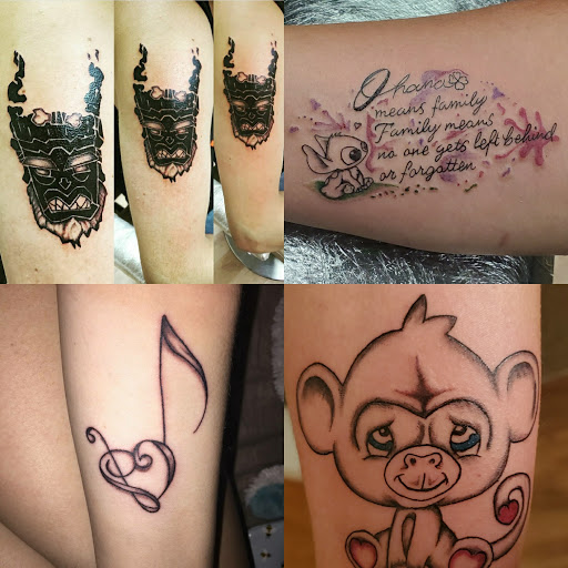 Explore chest tattoo idea, creative tattoo ideas in Plymouth, available at Twisted Ink LLC