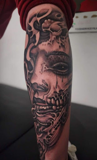 Explore computer tattoo ideas, creative tattoo ideas in Santa Fe, available at Lokote Tattoos