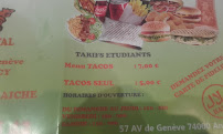 Restaurant de tacos Tacos royal à Annecy - menu / carte