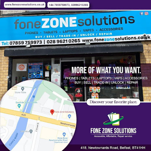 Phone Repair Shop Belfast Fone Zone Solutions - Belfast