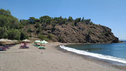Paralia Lefkathia'in fotoğrafı uçurumlarla desteklenmiş