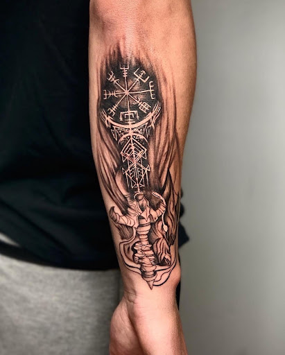 Explore tattoo ideas for first born son, creative tattoo ideas in Morris, available at Purple Monkey Tattoo and Body Piercings