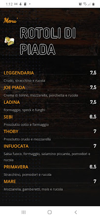 Centrale _ JoePiada à Pera carte