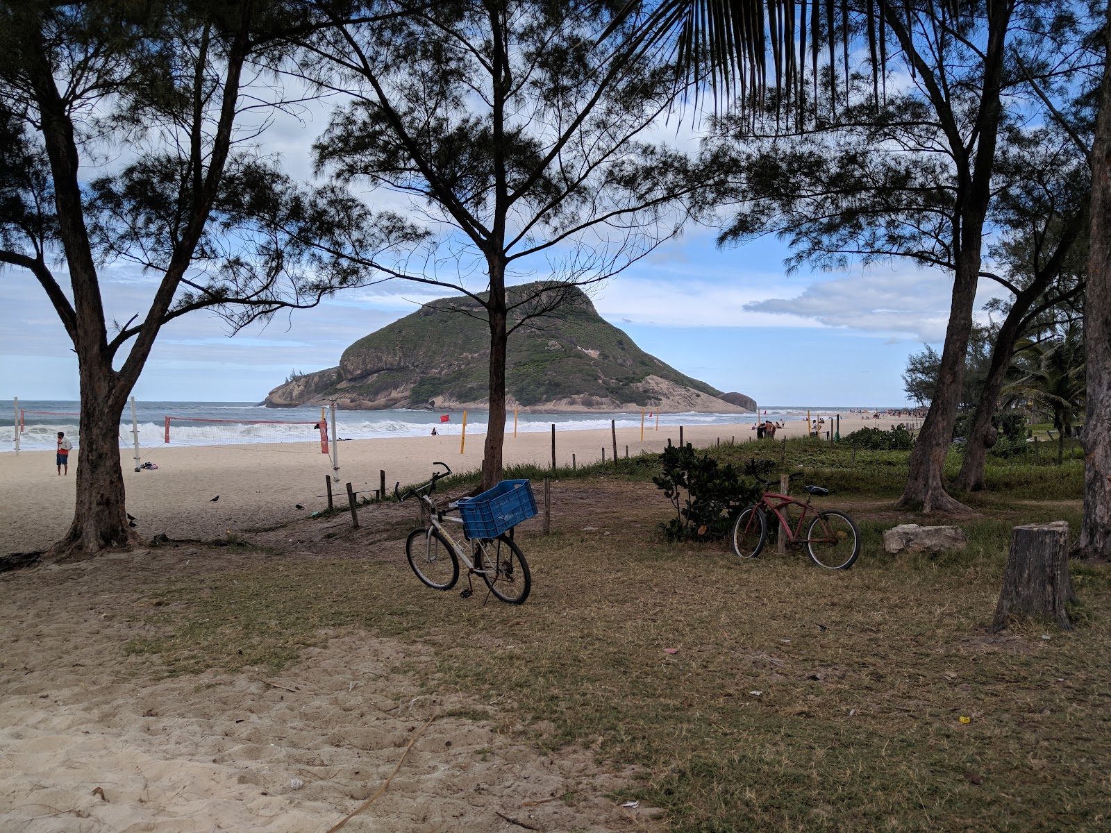 Foto van Strand van Recreio en de nederzetting