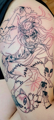 Explore jedi tattoo ideas, creative tattoo ideas in Benton, available at Spectrum Tattoo