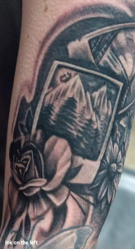 Explore alice in chains tattoo ideas, creative tattoo ideas in Dixon, available at Ink on the left
