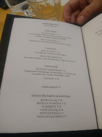 Antica Macelleria & Uscio E Bottega Di Simone Pacini Firenze à Florence carte