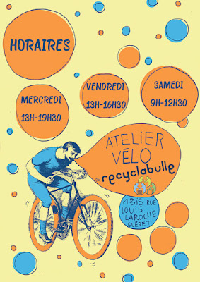 L'atelier vélo de recyclabulle à Guéret