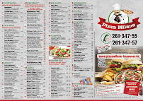 Menu / carte de Pizza Milano à Ronnenberg