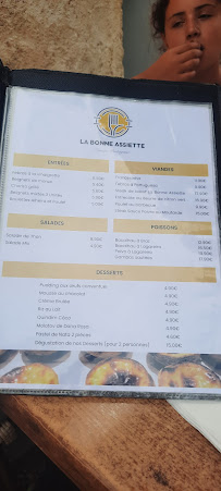 Restaurant portugais La Bonne Assiette à Tours - menu / carte