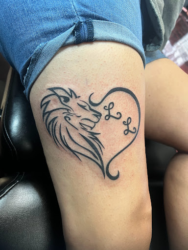 Explore finger print heart tattoo ideas, creative tattoo ideas in Silver City, available at Independent Ink Tattoo