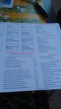 La Pesquiere Et Le Mazagran à Saint-Tropez menu