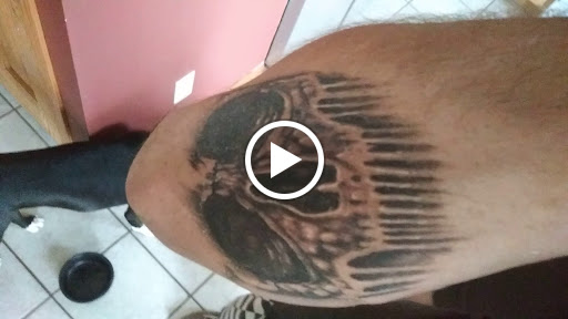 Explore stitches tattoo ideas, creative tattoo ideas in Wisconsin Dells, available at Point Blank Tattoo