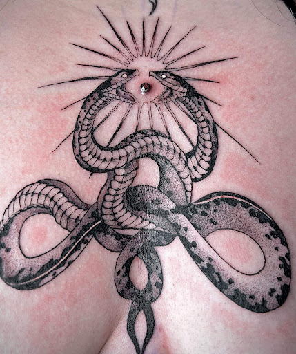 Explore tattoo ideas for initials, creative tattoo ideas in Denver, available at Nocturnal Tattoo 2