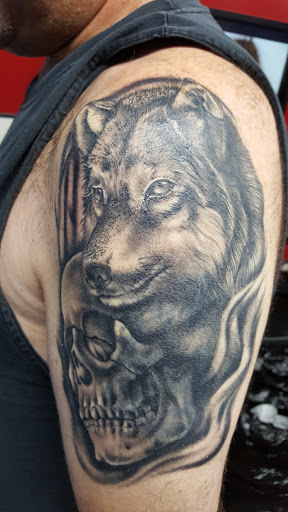 Explore men side neck cover up tattoo ideas, creative tattoo ideas in Crystal River, available at Americas Best Tattoos