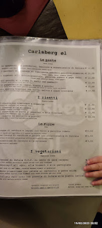 Carlsberg Øl à Milan menu