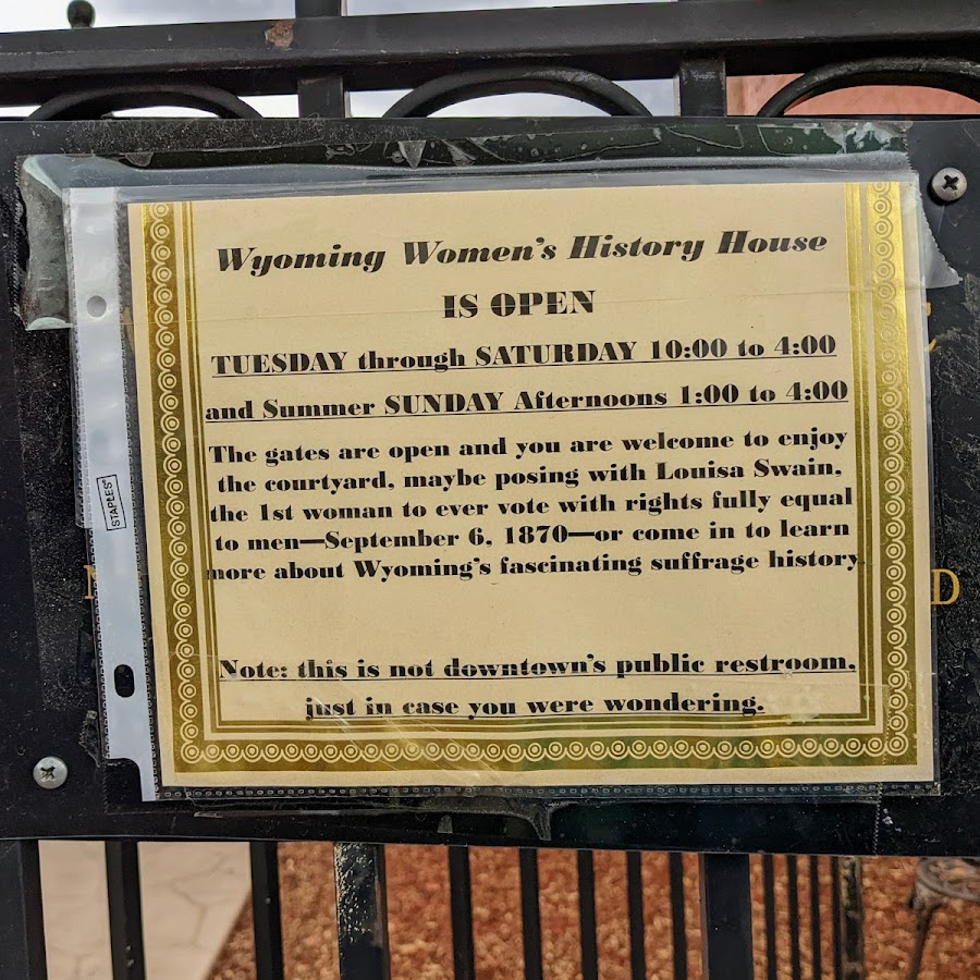 Wyoming Women's History House