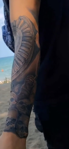 Explore throat tattoo ideas, creative tattoo ideas in Riverside, available at Darkstar Tattoo CA