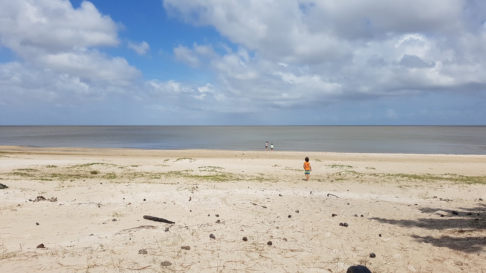 Fotografija Balneario Lagoa Dos Patos II z svetel pesek površino
