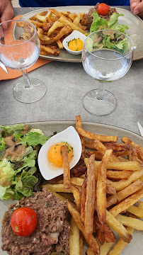 Steak tartare du Restaurant La Chaloupe de Rivedoux à Rivedoux-Plage - n°6