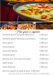 Restaurant à emporter - La Savoyarde à La Noé-Poulain menu