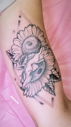 Explore drummer tattoos ideas, creative tattoo ideas in Carbondale, available at Bonedale Tattoo