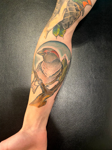 Explore large flower tattoo ideas, creative tattoo ideas in Buena Vista, available at Ivy League Tattoo Studio