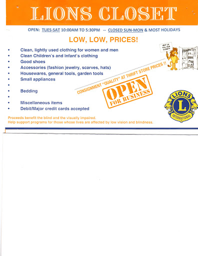 Clothing Store «Lions Closet Thrift Store», reviews and photos, 653 Railroad Ave, Pittsburg, CA 94565, USA