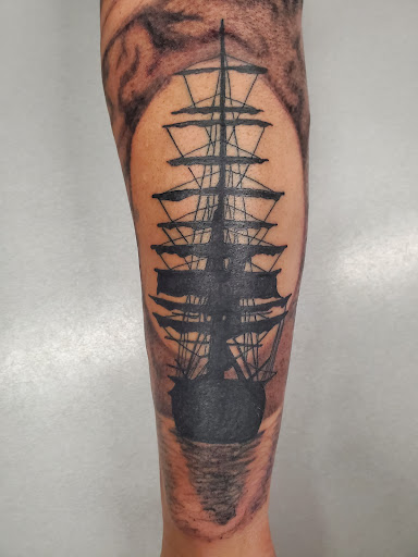 Explore tattoo ideas on calf, creative tattoo ideas in Inverness, available at The Perfect Spot Tattoos