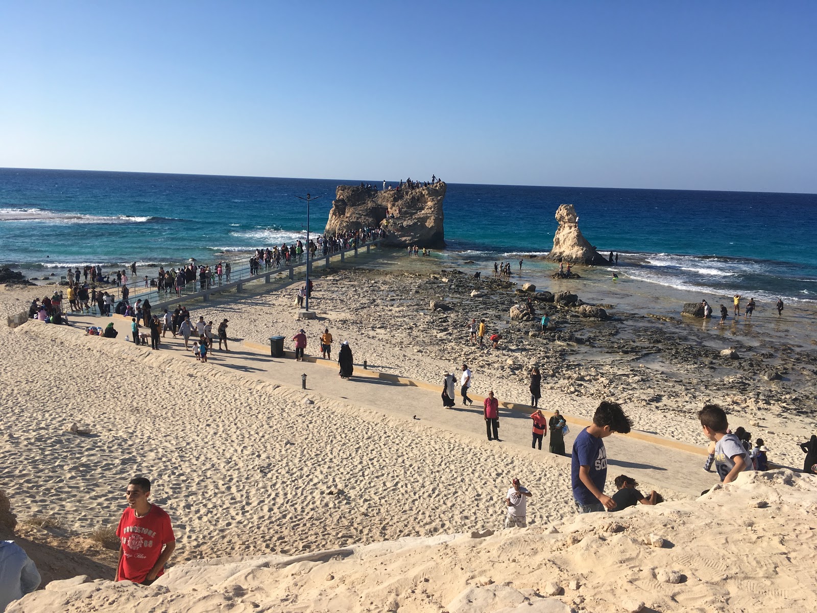 Fotografija Cleopatra Bath Beach z turkizna čista voda površino