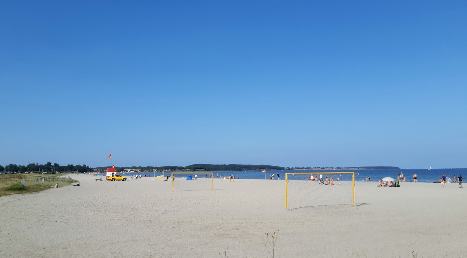 Foto van Nordstrand strand met helder zand oppervlakte