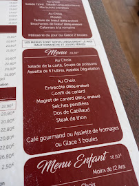 CÔTÉ SUD à Fleury menu