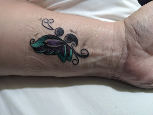 Explore god first tattoo ideas, creative tattoo ideas in Virginia Beach, available at Salt Water Tattoo