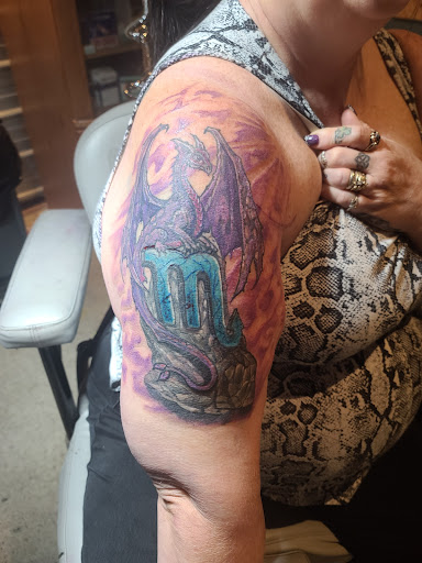 Explore tattoo sleeve filler ideas, creative tattoo ideas in Coeur D Alene, available at 2 Ravens Tattoo Studio