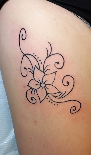 Explore song lyric tattoo ideas, creative tattoo ideas in Meridian, available at SK-Tattoo1