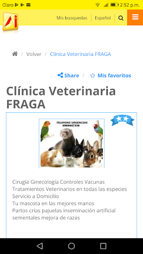 Opiniones de Veterinaria Fraga en Ibarra - Veterinario